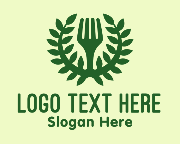Laurel Leaves logo example 4