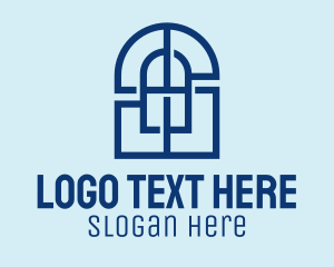 Minimalist Church Window logo