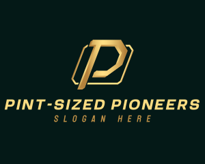 Deluxe Industrial Letter P logo design