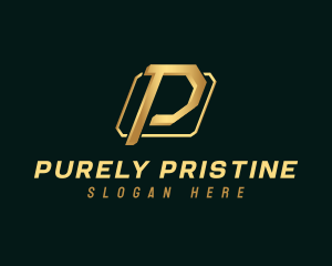 Deluxe Industrial Letter P logo design