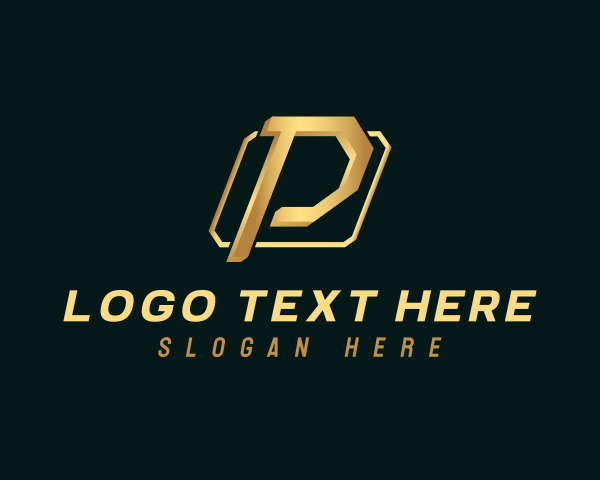 Deluxe Industrial Letter P logo