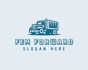 Forwarding Truck Freight logo design