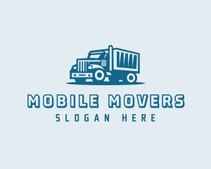 Forwarding Truck Freight logo design