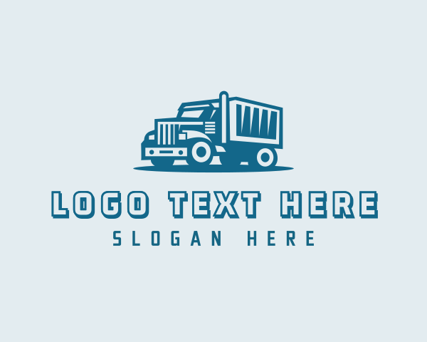 Box Truck logo example 1