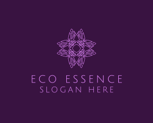 Eco Flower Salon logo design