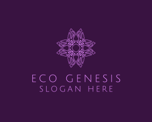 Eco Flower Salon logo design