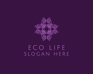 Eco Flower Salon logo design