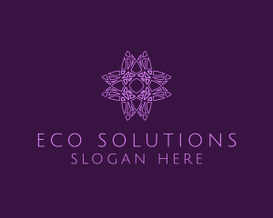 Eco Flower Salon logo design