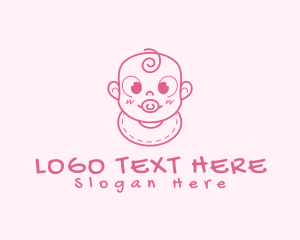 Cute Baby Infant logo