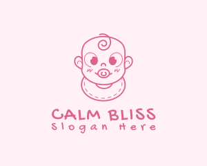 Cute Baby Infant logo