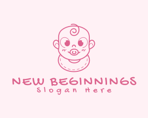 Cute Baby Infant logo