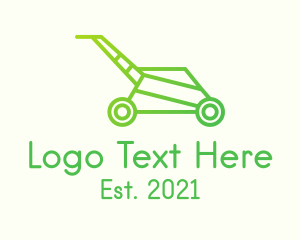 Gradient Lawn Mower  logo