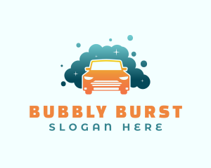 Car Wash Bubbles logo design