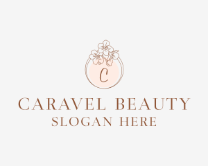 Flower Garland Spa logo design