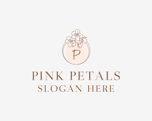 Flower Garland Spa logo design