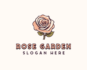 Flower Rose Beauty logo design