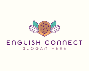 Cookie Whisk Floral logo design