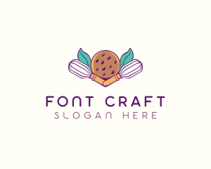 Cookie Whisk Floral logo design