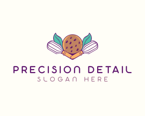 Cookie Whisk Floral logo design