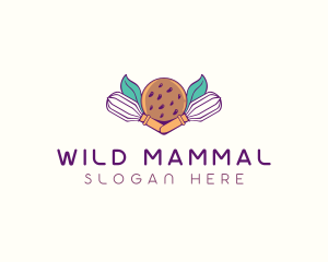 Cookie Whisk Floral logo design