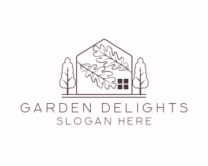 Garden Home Landscape logo design