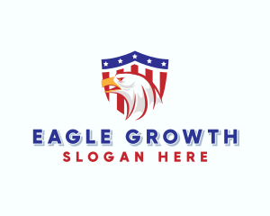 American Eagle Shield logo design