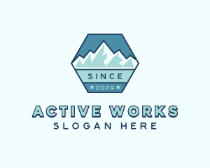 Outdoor Mountain Trek logo design