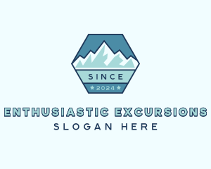 Outdoor Mountain Trek logo design