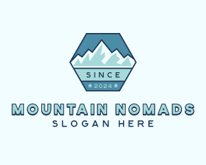 Outdoor Mountain Trek logo design