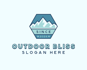 Outdoor Mountain Trek logo design