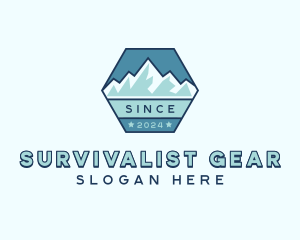 Outdoor Mountain Trek logo design