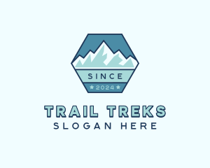 Outdoor Mountain Trek logo design