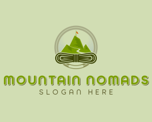 Mountaineering Outdoor Adventure logo design