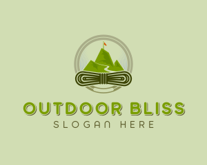 Mountaineering Outdoor Adventure logo design