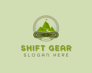 Mountaineering Outdoor Adventure logo design