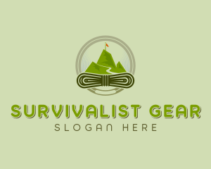 Mountaineering Outdoor Adventure logo design