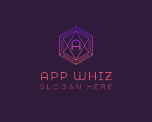 Hexagon Geometrical Technology  logo design