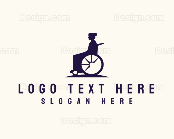 Disability Medical Caregiver Logo