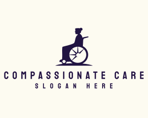 Disability Medical Caregiver  logo design