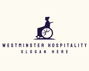 Disability Medical Caregiver  logo design