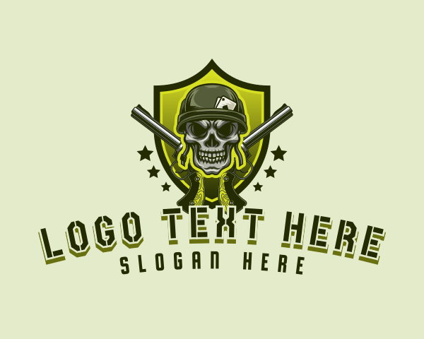 Trooper logo example 1