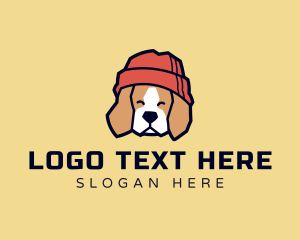 Cool Beanie Dog logo