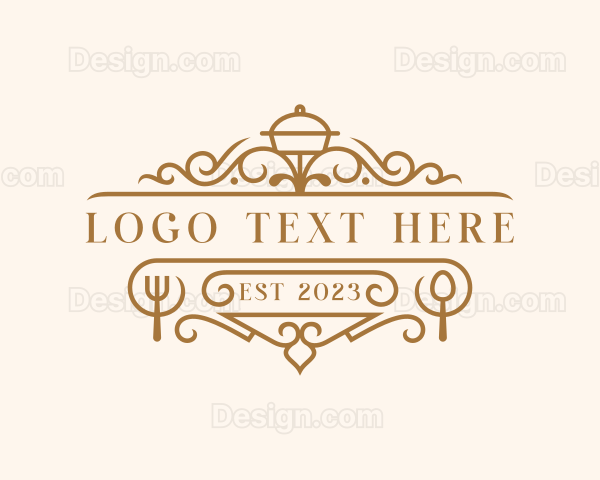 Fine Dining Buffet Restaurant Logo