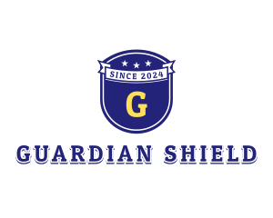 Banner Shield Protection logo design