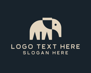 Mammal - Elephant Nature Reserve logo design