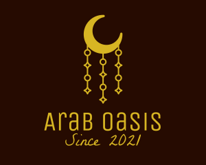 Muslim Moon Decoration logo design