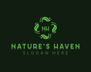 Herbal Nature Wellness logo design