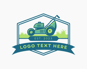 Lawn Mower Landscaping Machine logo