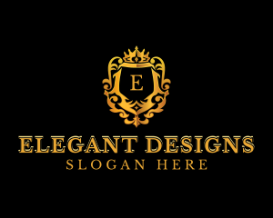 Premium Royal Crest logo design