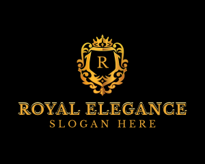 Premium Royal Crest logo design